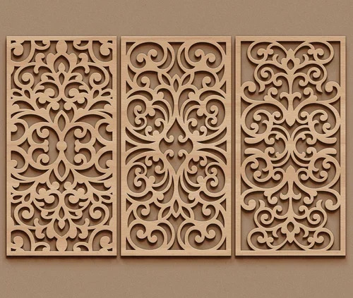 Golden MDF Jali