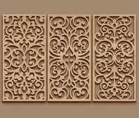 Golden MDF Jali