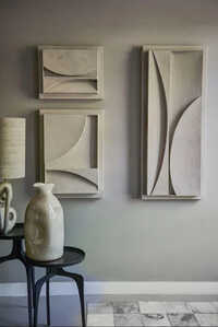 White Mdf Wall Panel - Material: Wooden
