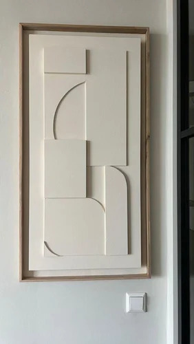 White Mdf Wall Panel - Material: Wooden