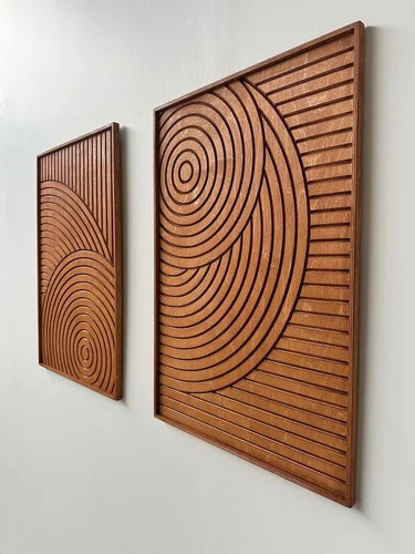 Brown MDF Wall Panel