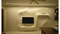 Parametric Wooden Wall Panels - Color: Brown