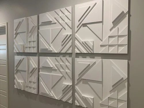 White Wooden Wall Panel