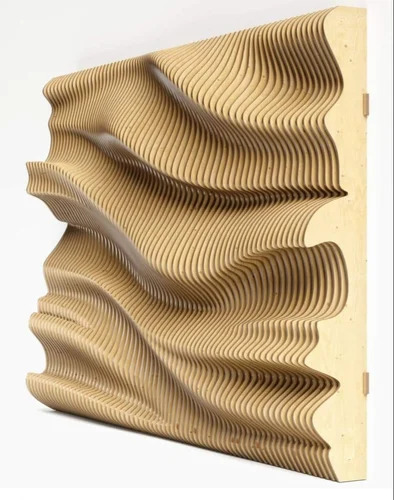 Parametric Wavy Wooden Wall Panel