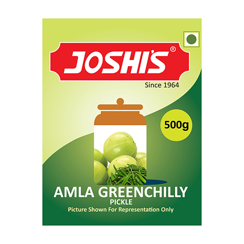 500g Amla And Green Chilly Pickle