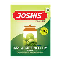 500g Amla And Green Chilly Pickle - Additives: Not Added
