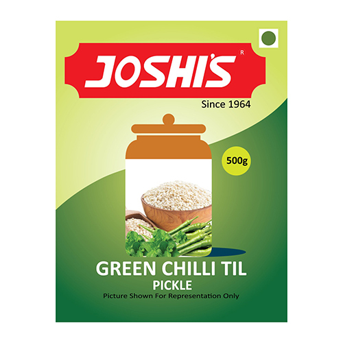 500g Green Chilli Til Pickles