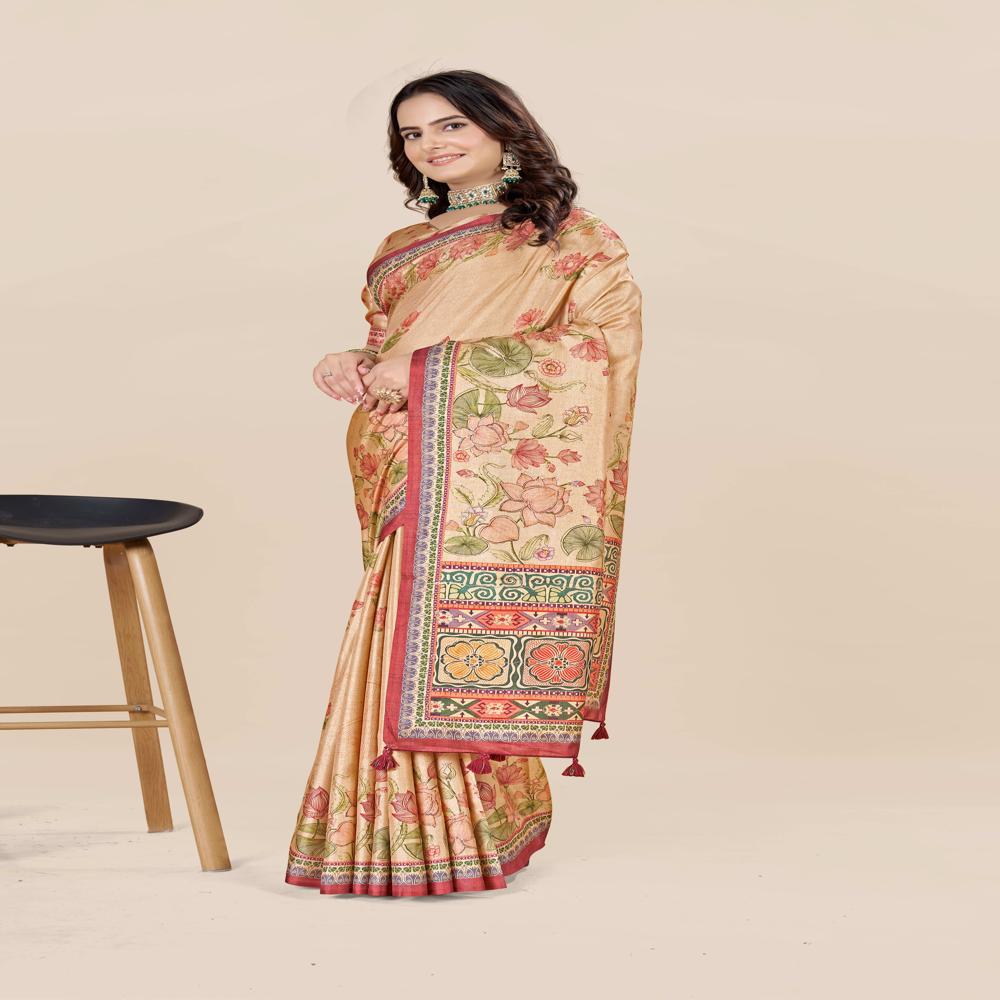 Ethnic Motifs Art Silk Saree