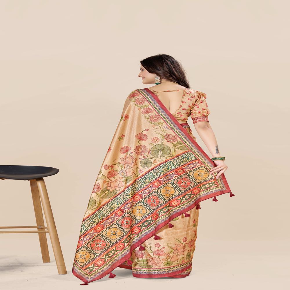 Ethnic Motifs Art Silk Saree