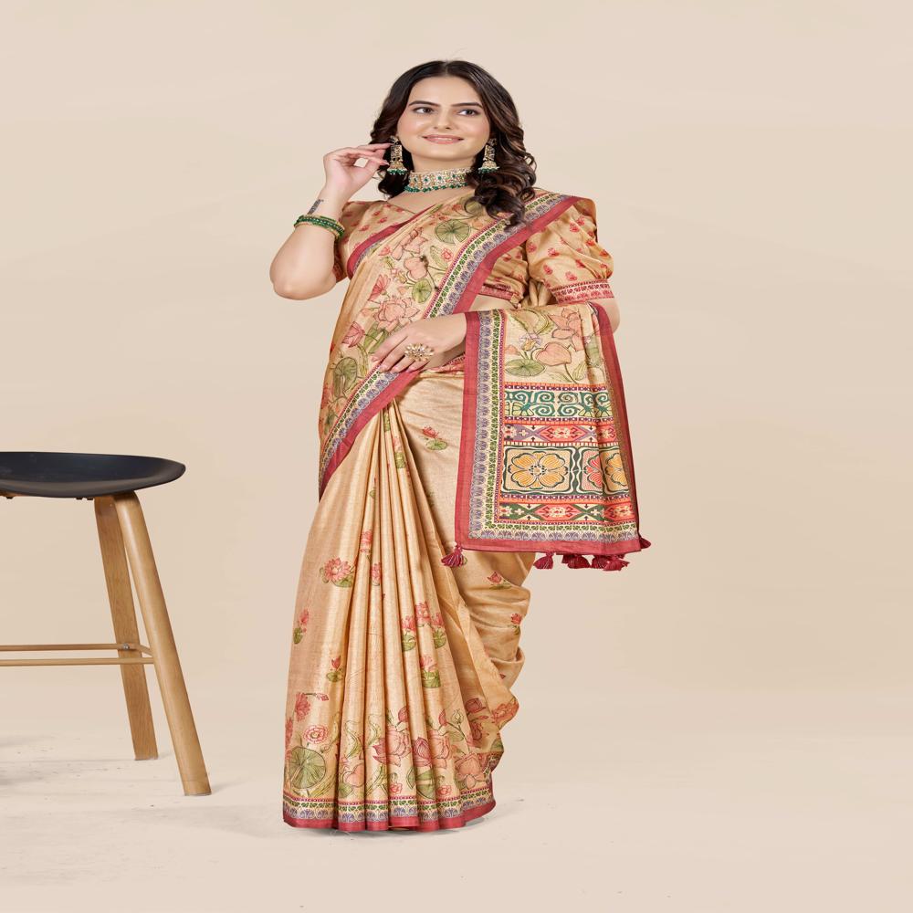 Ethnic Motifs Art Silk Saree
