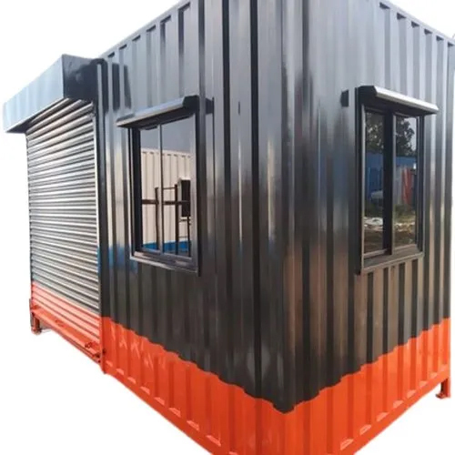 Steel Portable Cabin - Steel, 10ft Height x 15ft Length, Custom Color Options | Versatile Retail Space, Quick Installation, Durable Design
