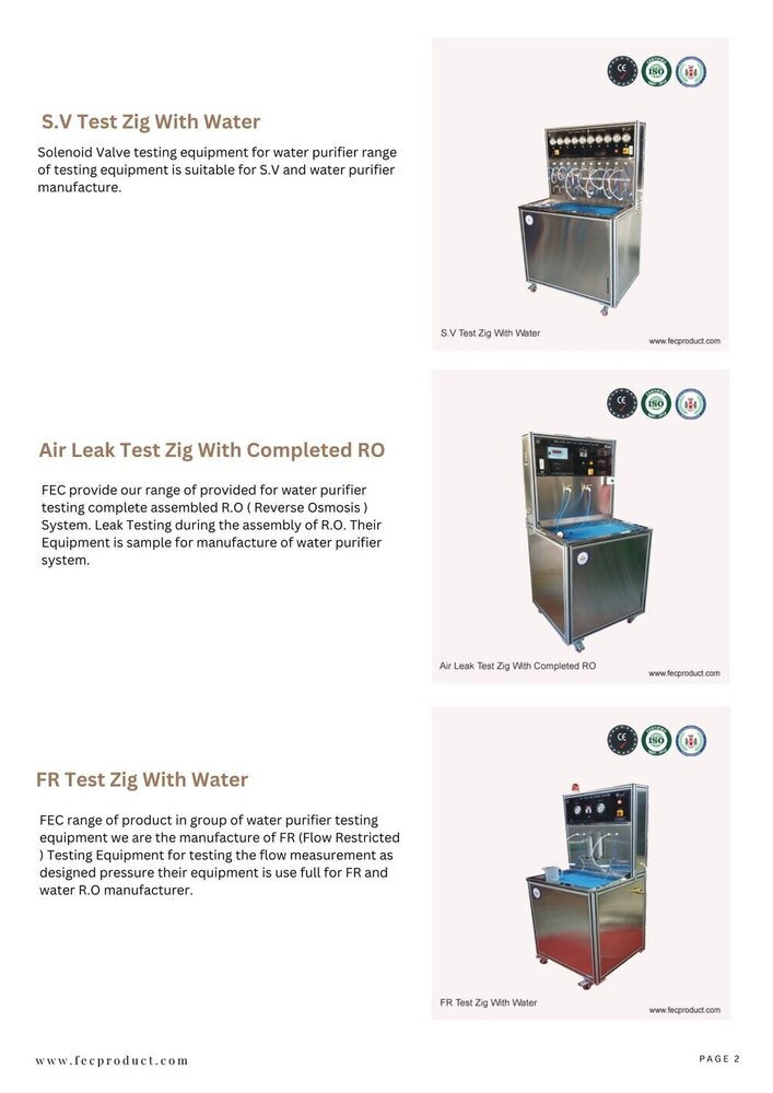 Water Filter And Purifier Burst Test Rig - Color: Silver