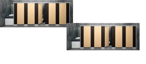 Excel Boxup Series Toilet Partitions - Feature: Easy Installation
