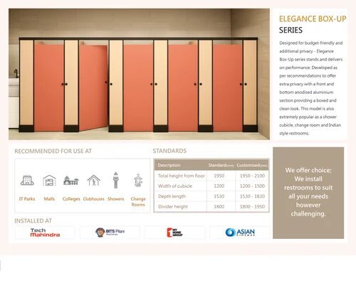 Excel Boxup Series Toilet Partitions - Feature: Easy Installation