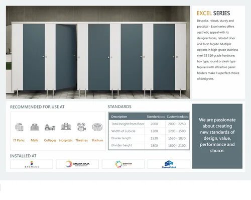 Excellence Series Toilet Partitions