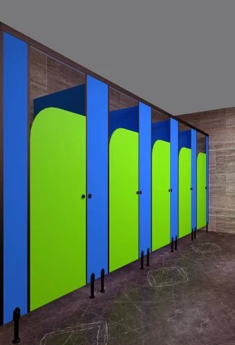 Star Kids Series Toilet Cubicles - Feature: Easy Installation