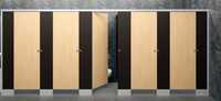 Bathroom Shower Cubicle - Color: Brown