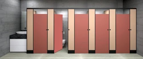 Bathroom Shower Cubicle - Color: Brown