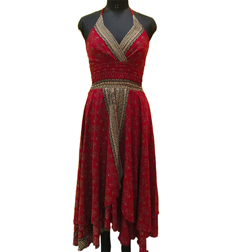 P Long Dress