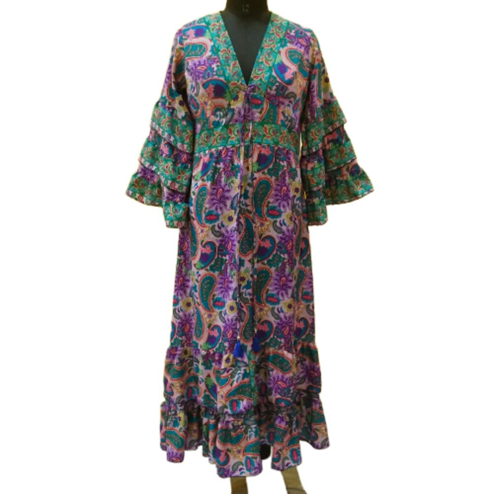 Tyre Slips Long Dress - Color: Different Available