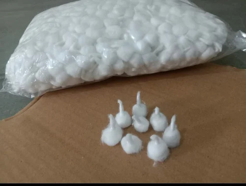 Round Cotton Wick - Color: White