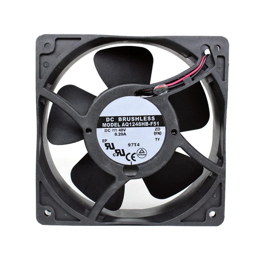 AQ1248HB-F51 DC48V 0.20A 12038 2-Wire 120x120x38mm 12cm Inverter Cooling Fan