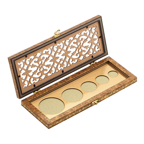 Long Silver Coin Box - Color: Golden