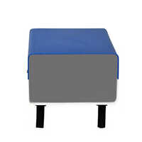 Medguard162295 Ms Table Top Instrument Cabinet Front Back Aluminium Plate - Color: Blue