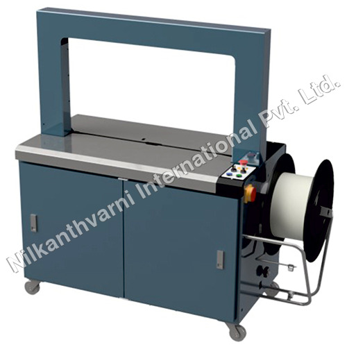 Fully Automatic PP Strapping Machine - Stainless Steel, Grey | 1-Year Warranty, Automatic Selection Mode, Non-Computerized Operation