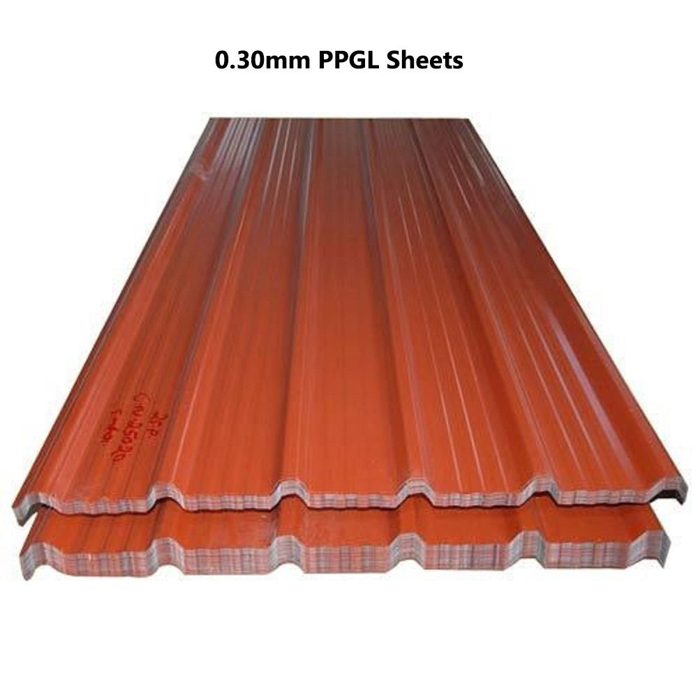 2mm Ppgl Roofing Sheet - Height: 6 Meter (M)