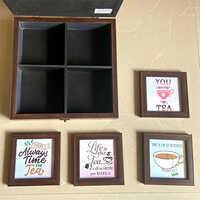Tea Box With Matching Coasters