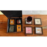 Tea Box With Matching Coasters