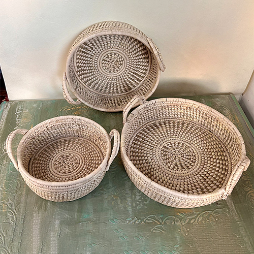 Sabai Grass Round Box