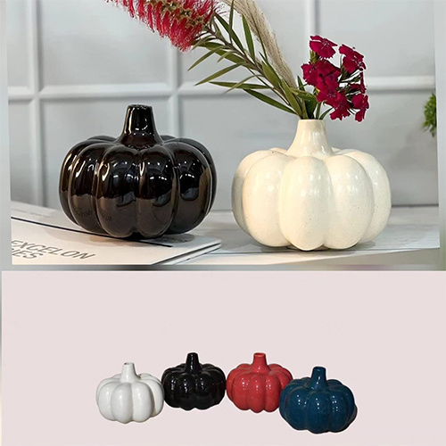Ceramic Pumpkin Vase