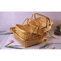 Set of 3 Bamboo Basket