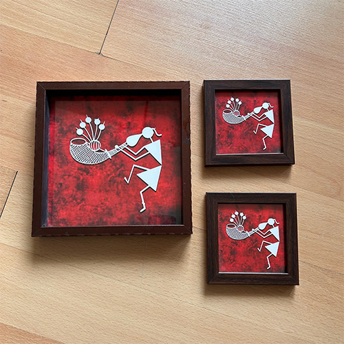 Tray With 2 Coasters