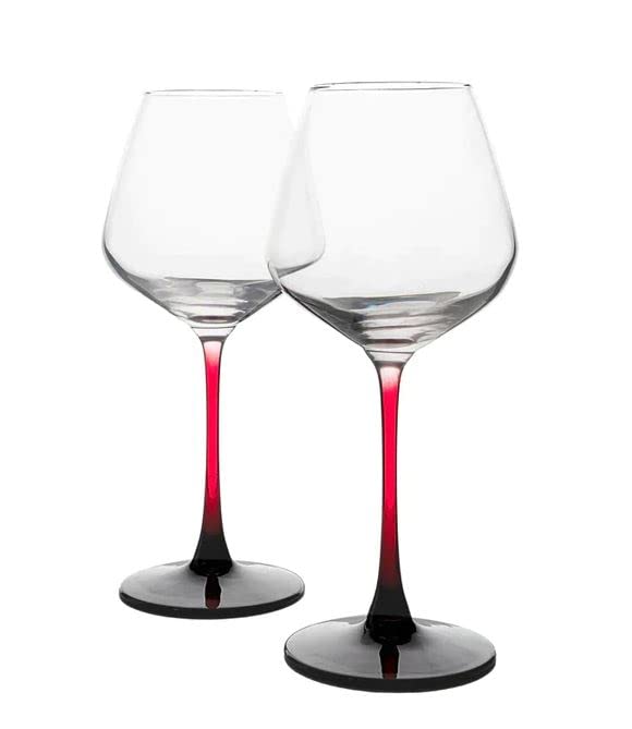 Red Cherry Wi-ne Glass - Color: Transparent