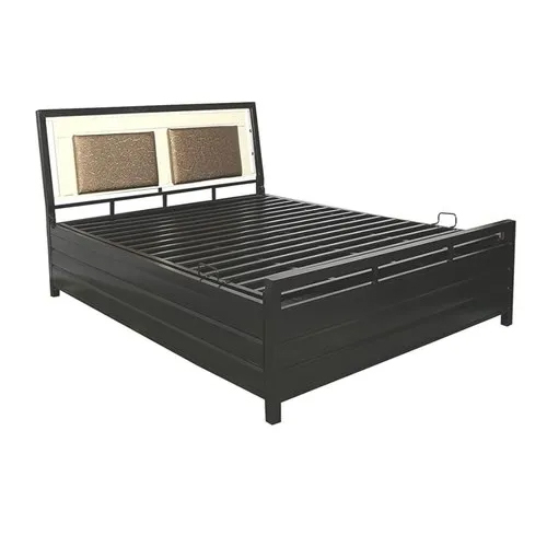 Wooden Double Bed With Box - Color: Different Available