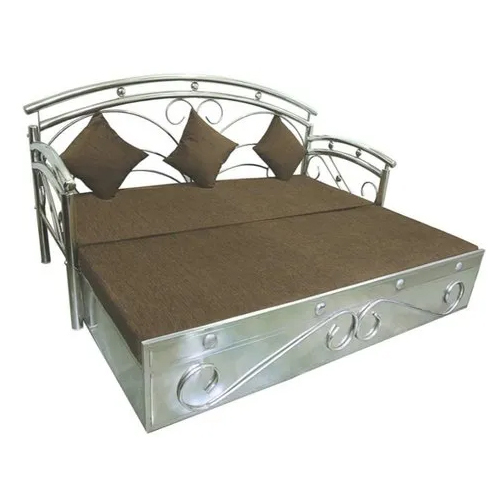 Steel Sofa Cum Bed - Artwork: Machine Made