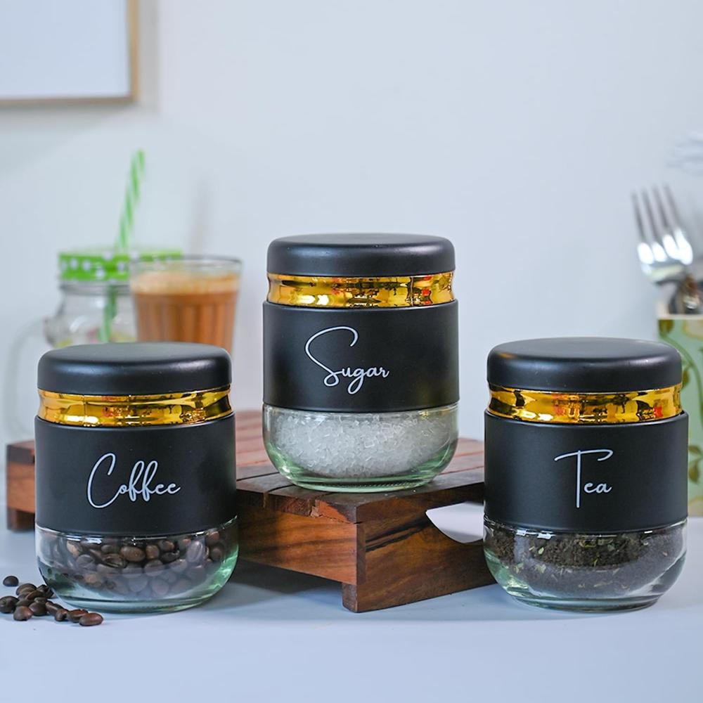 GLASS JAR SET