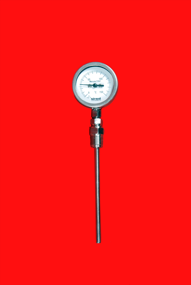 Analog Temperature Gauge - Color: Silver