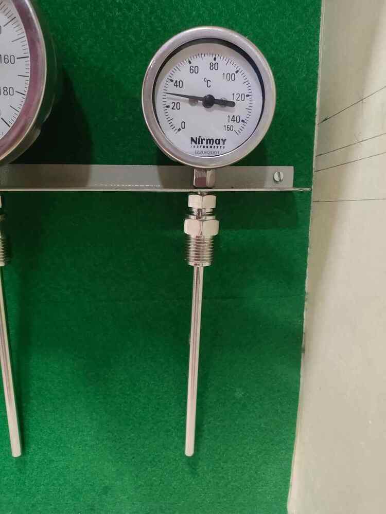 Analog Temperature Gauge - SS304 Case 100-250 mm Dial Size -50 to +600Â°C Range | IP-68 Protection Adjustable Pointer Every Angle Mounting