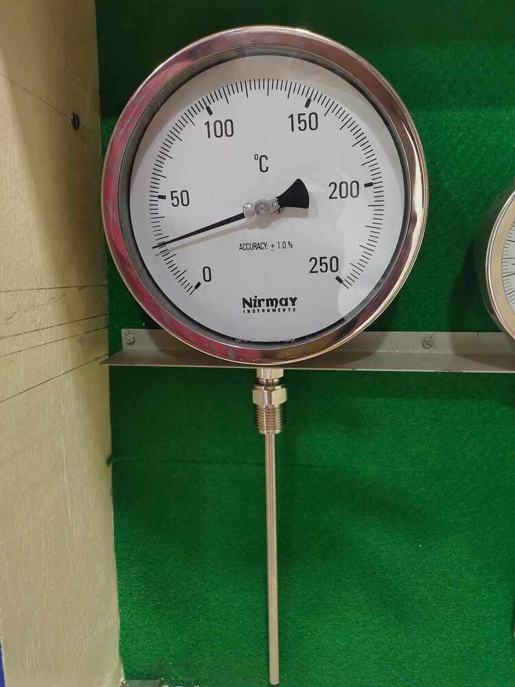 Mechanical Temperature Gauge - Color: Silver