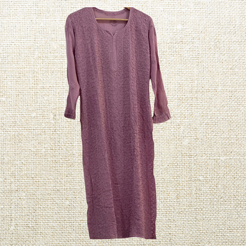 Ladies Resham Thread Chikankari Kurta