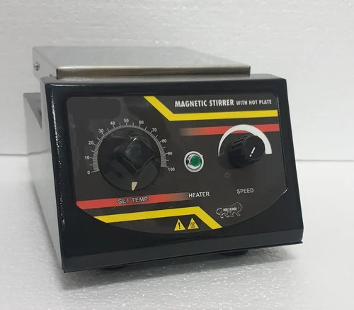 Magnetic Stirrer With Hot Plate - Color: Grey