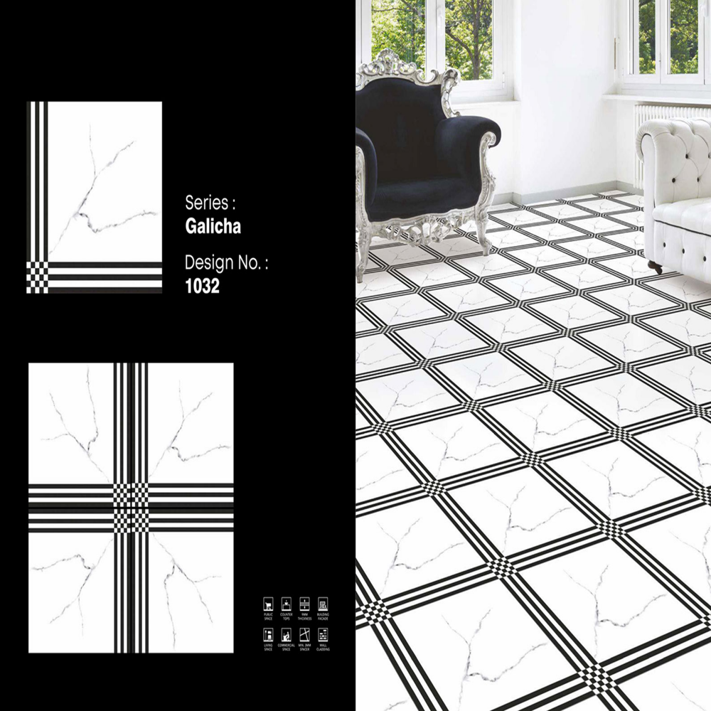 Ceramic Floor Tiles - Color: Brown