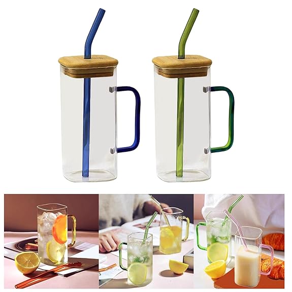 Borosil Sipper In Color 2 Pc Set - Color: Transparent