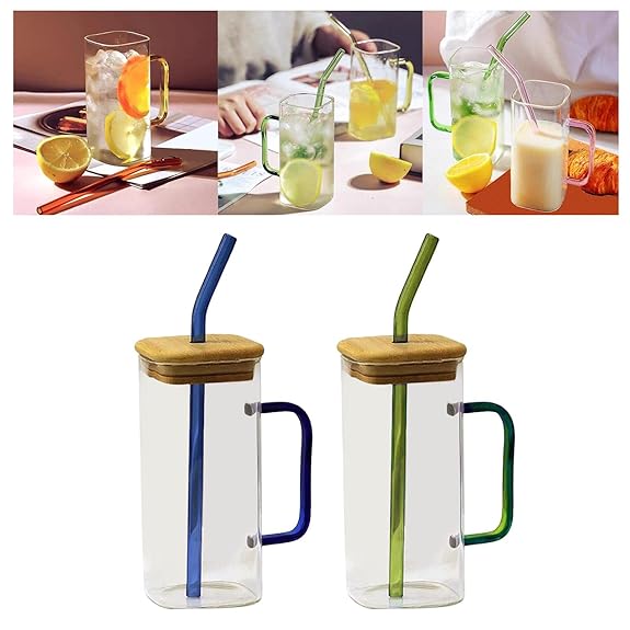 Borosil Sipper In Color 2 Pc Set - Color: Transparent