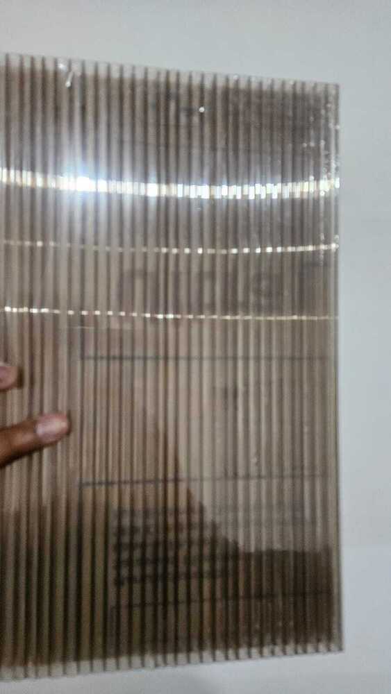 4 Wall Multi Wall Polycarbonate Sheet - Color: Clear Ice Blue Green Brown