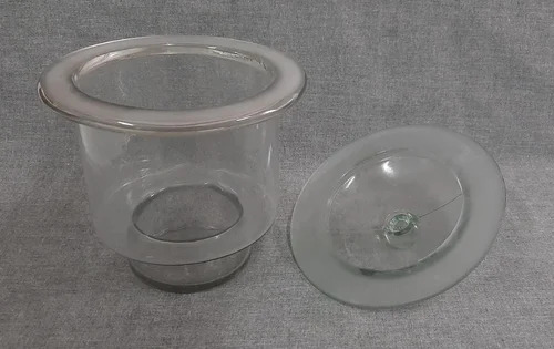 Desiccator with Cover Soda Glass